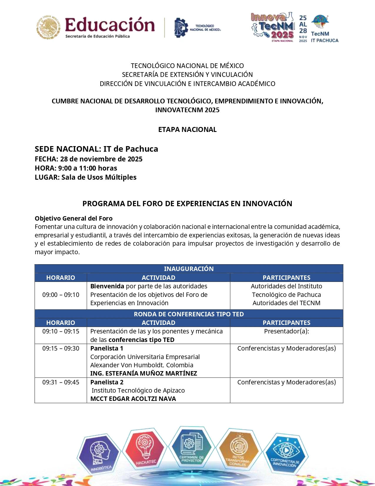 Programa InnovaTecNM 2025